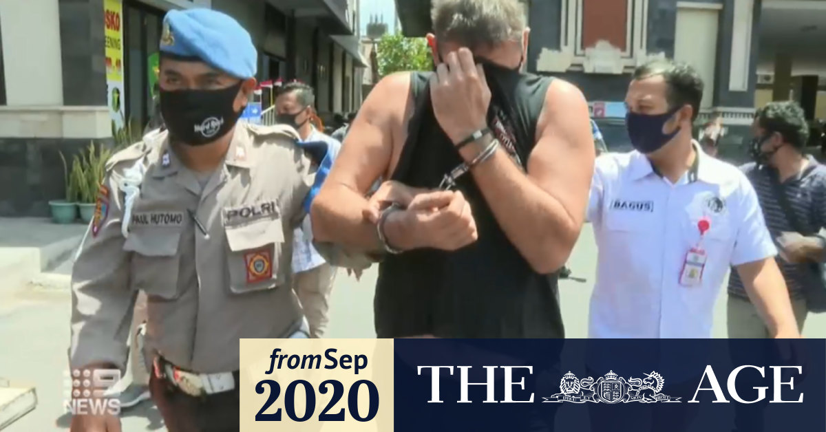 Video Australian Man Arrested In Bali Over Drug Charges